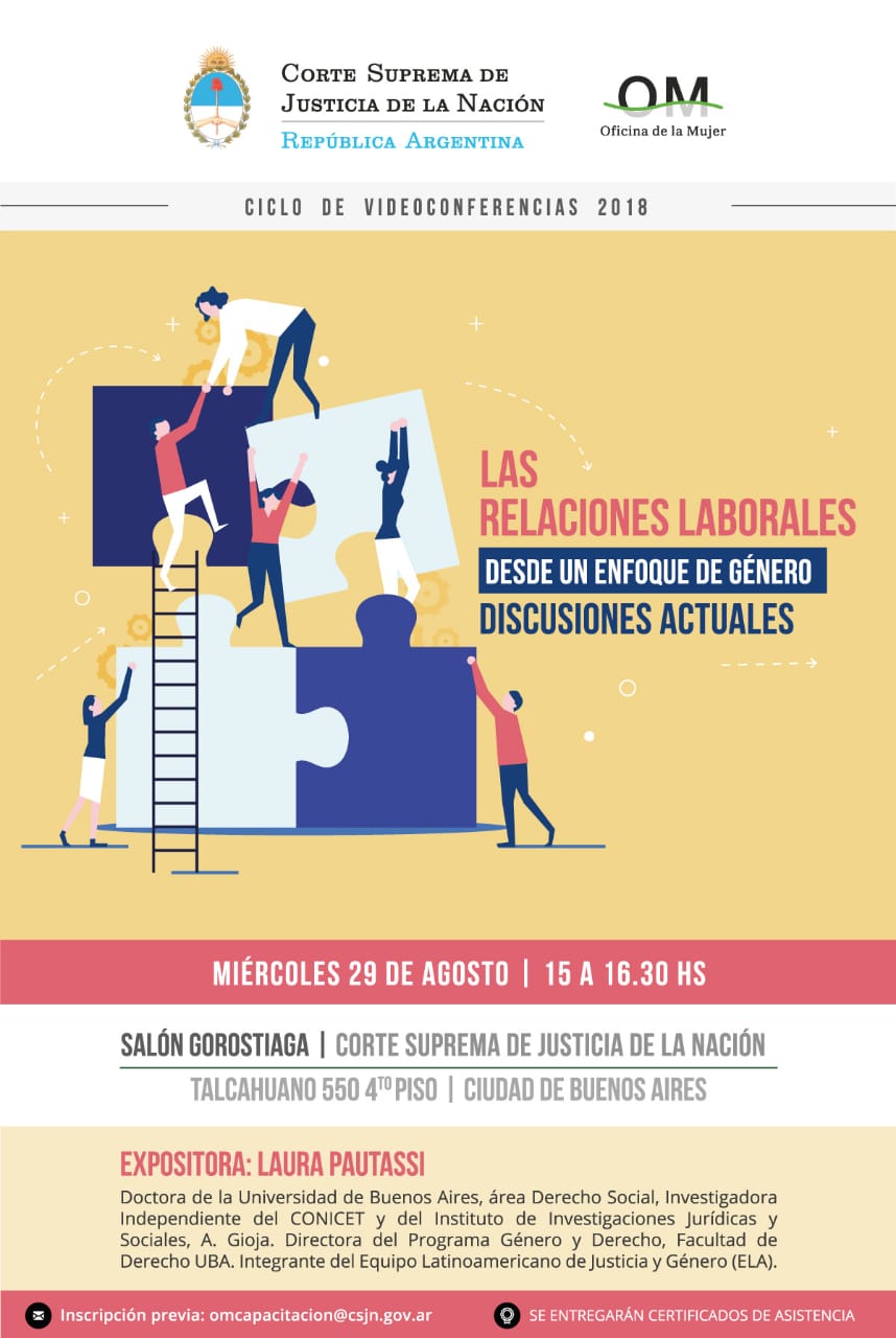 FOTO: AFICHE RELACIONES LABORALES